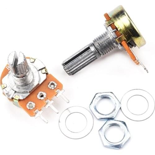 Free shipping 10PCS Single potentiometer WH148 B 1K 2K 5K 10K 20K 50K 100K 250K 500K 1M