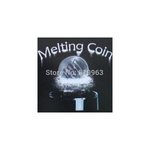 Free Shipping 3pcs/Lot Melting Coin - Magic Trick,Magie Accessories,Mentalism,Stage,Close Up,Comedy,Illusions,Magia Toys Classic