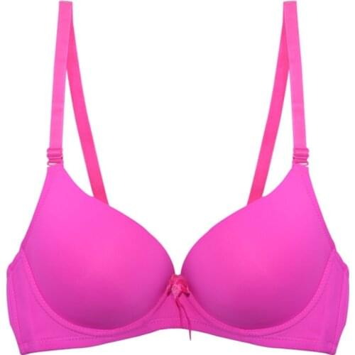 Push Up Bra Womens Underwear Seamless Bras Sexy Plunge Intimates Female Bralette Breathable Lingerie Three Quarters(3/4 Cup)