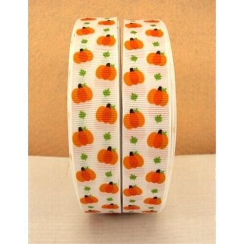 David accessories 7/8''22mm dot halloween printed polyester grosgrain ribbon 10yards,DIY handmade materials,10Yc290
