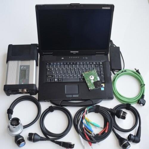 DHL free Star Dignosis used laptop CF52 CF-52 2020.12V newest Software HDD installed with MB STAR C5 car diagnostic tool