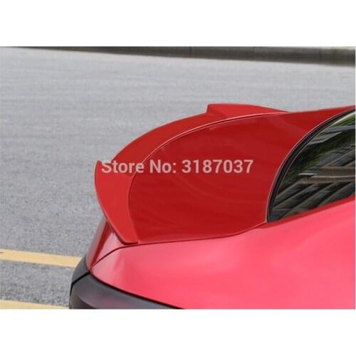 For Mazda 3 Axela Sedan 4Doors 2014 2015 2016 2017 ABS Plastic Rear Roof Spoiler Wing Trunk Lip Boot Cover Car Styling