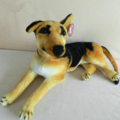 Fancytrader 24'' / 60cm Giant Stuffed Plush Simulated Germany Shepherd Police Dog Toy, Free Shipping FT50601