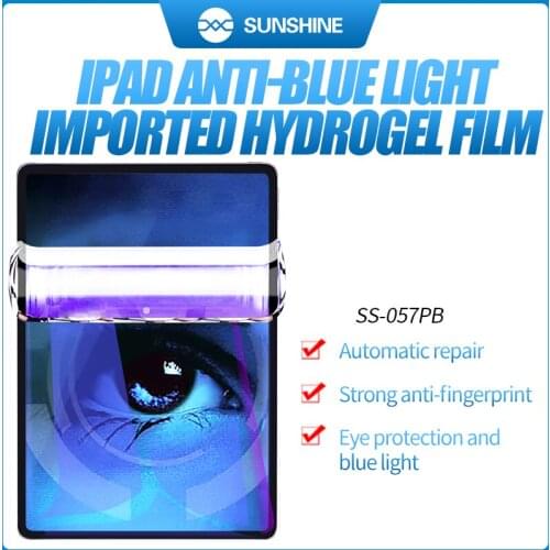 Sunshine SS-057PB For iPad Max 14inch Anti-blue Light Anti-Fingerprint Full Stickers Hydraulic Membrane Tablet Rear Front Film