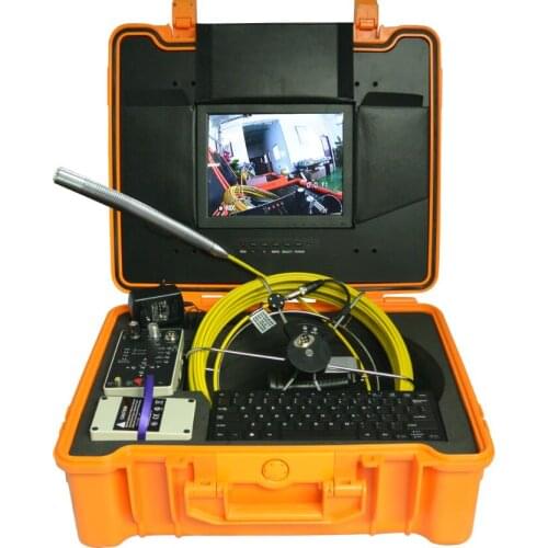 Vicam 23mm long spring sewer endoscope camera 40m cable length meter counter pipe weld inspection camera for plumbing