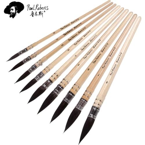 Watercolor Pen Squirrel Hair Brush Watercolor Paint Brush for Artist Drawing Art Supplies Include Product Box