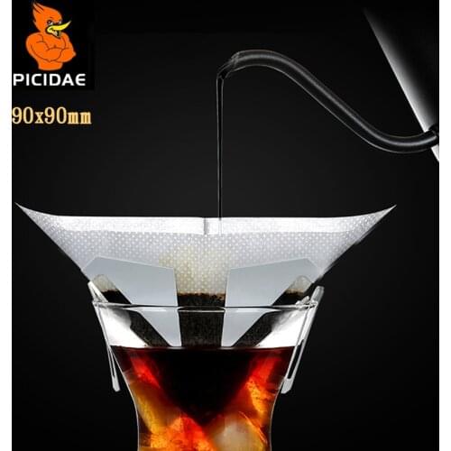 Coffee Inner bag Hanging ear style import No leakage slag Japan Hand Portable Drip type cup Inner Follicle filter paper Cone V