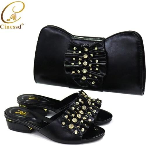 2021 Italian Shoes and Bags Set Set Italy Set African Shoes and Matching Bags Italian Match Spring Shoes Platform Women