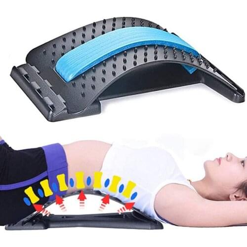 Back Massager Stretching Device Multi-Level Lumbar Support For Bed ＆Chair＆Car Massage Tools Lower and Upper Muscle Pain Relief
