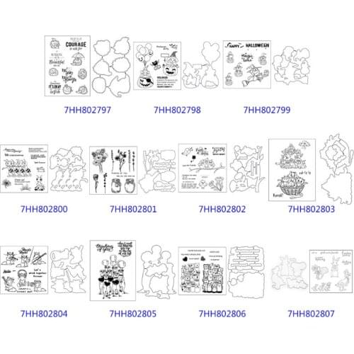 Cute Ants Metal Cutting Die And Clear Stamp Set For DIY Scrapbooking Photo Album 667A