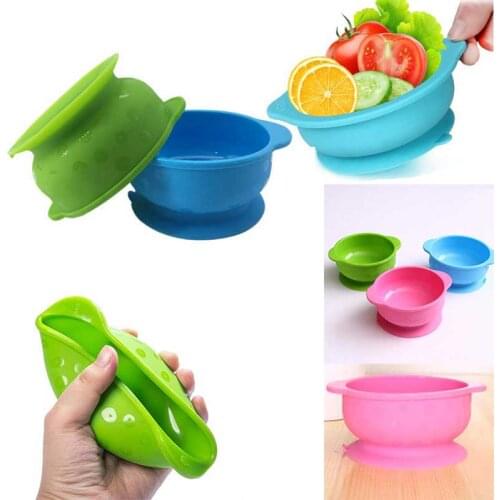 Feeding Bowl Child Tableware Food Bowl Learning Dishes Service Plate/Tray Suction Cup Baby Dinnerware Set
