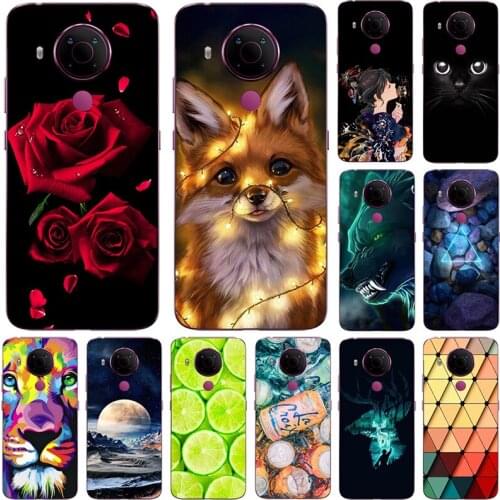 Cartoon Flower Animal Fruit Painting Soft TPU Phone Case for Nokia 5.4 2.4 3.4 C2 Tava Tennen C3 C1 Cute Cover soft silicone