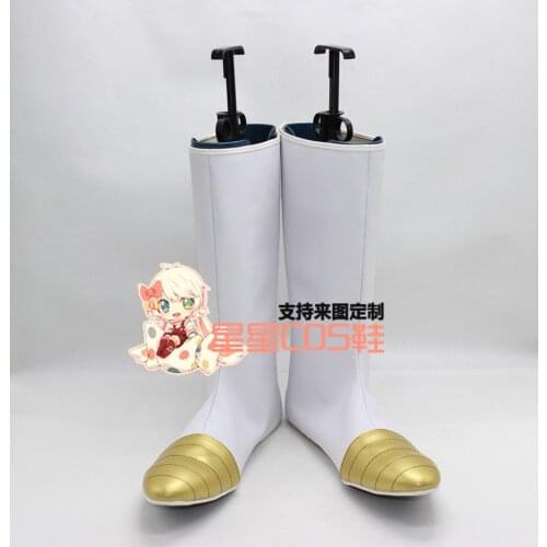 Dragon Vegeta Ball Cosplay Shoes Leather Halloween Party Boots X002