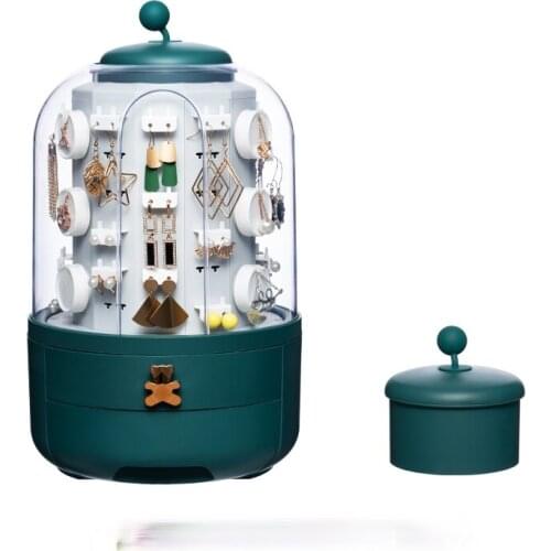 TT Light Luxury Jewelry Box Storage Box Ear Studs Earrings Earring Ornament Display Stand Necklace High-End Artifact