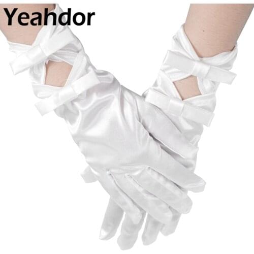 Свадебные короткие перчатки Yeahdor China At AliExpress