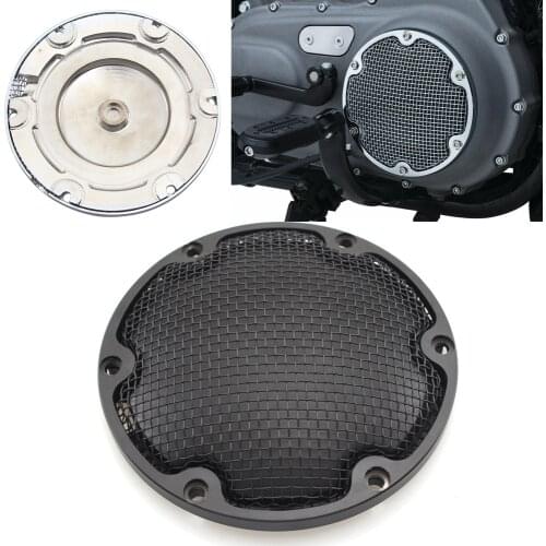 Motorcycle Derby Timer Clutch Timing Cover Master Protector Grille For Harley Sportster XL 883 1200 Iron 48 72 Black Moulding