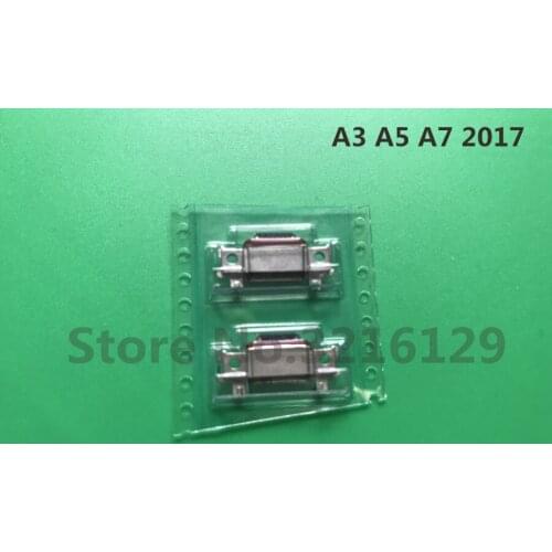 10PCS Original Micro Charger Port USB For Samsung Galaxy 2017 A3 A5 A7 A320 A520 A720 USB Charging Socket Flex Connector