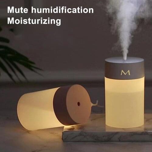 260ml Portable Humidifier 7 Colors LED Lights Air Humidifier Ultrasonic Aroma Diffuser For Home Car