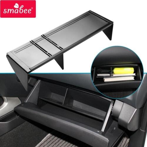 Smabee Car Glove Box Interval Storage Box for Nissan Navara NP300 D23 2015 2016 2017 2018 2019 Accessories Co-pilot storage Box