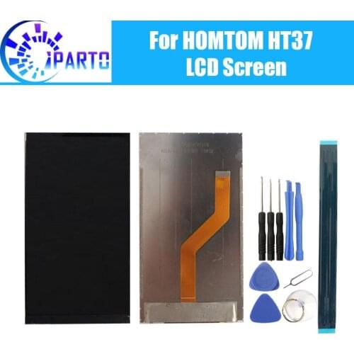 HOMTOM HT37 LCD Screen 100% Original LCD Digitizer Glass Panel Replacement For HT37 +tool+adhesive