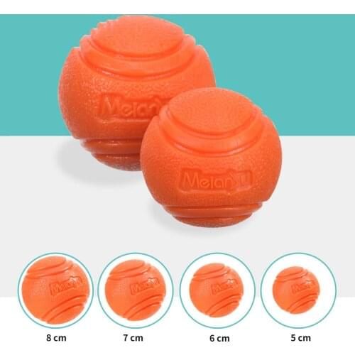 Pet Toys Ball High Elastic Rubber Ball Resistance Bite Dog Chew Toys Outdoor Throwing and Recovery Training for Dogs Large Size