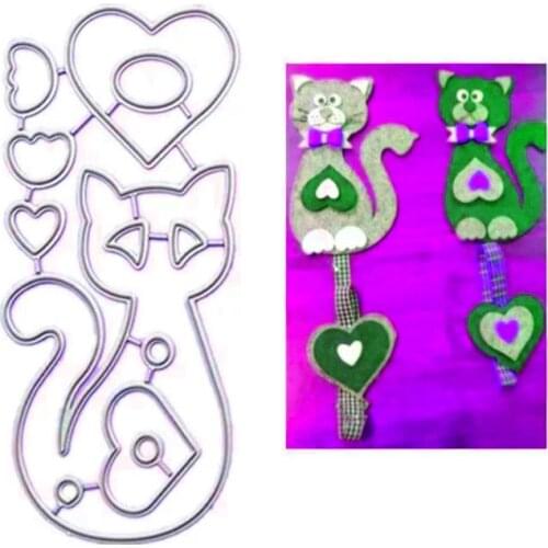 KittenMetal Cutting Dies for DIY Scrapbooking Album Paper Cards Decorative Crafts Embossing Die Cuts