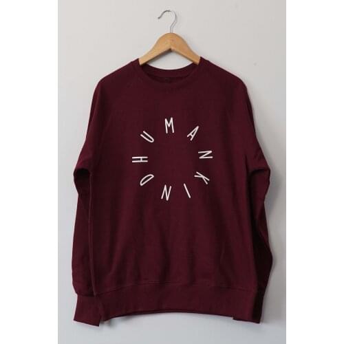 Circle Human kind funny women fashion funny religion slogan sweatshirt young hipster religion Christian pullovers 90s style tops