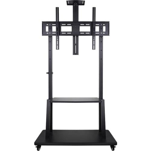 Mobile TV support hanging shelf landing cart tv lift