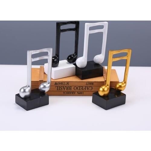 New European Style Art Decoration Musical Note Decoration Creative Study Room Living Room Home Decoration Resin Crafts
