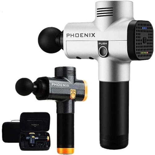 New Phoenix A2 Touch Screen Massage Gun Deep Muscle Massager Muscle Pain Neck Massage Exercise Relaxation Weight Loss Relief
