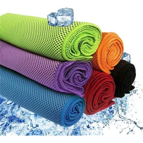 Microfiber Sport Towel Rapid Cooling Ice Face Towel Quick-Dry Beach Towels Summer Enduring Instant Chill Towels For Fitness