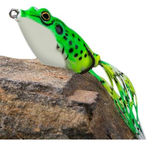 Frog Bait Wobbler Bait Frog Silicone Bait Soft Fishing Lure 5G 8G 13G 15G Catfish Plastic Top Wate Swim Bait Frog Fishing Lure