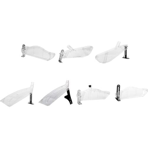 Table Saw Anti-Dust Cover Shield Case Transparent Plastic Guard w/ Dispensing Knife Universal Woodworking Accs