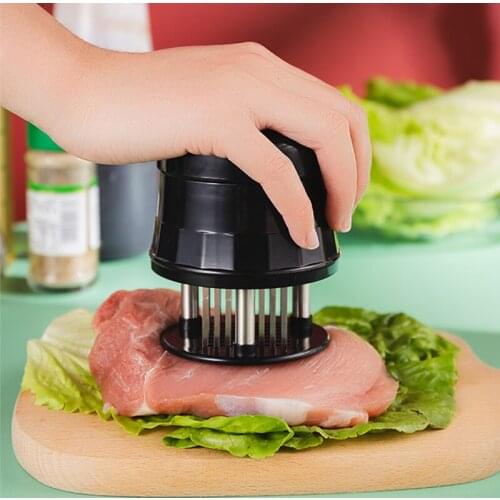 Stainless Steel Meat Tenderizer Needle with 56 Blades Sharp Needle Blade Tenderizer for Steak, Beef Kitchen Cooking Tools
