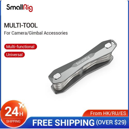 SmallRig Multi-Tool for Camera and Gimbal Accessories Folding Screwdriver Set With Allen Wrenches/Phillips Head Screwdrives-2432