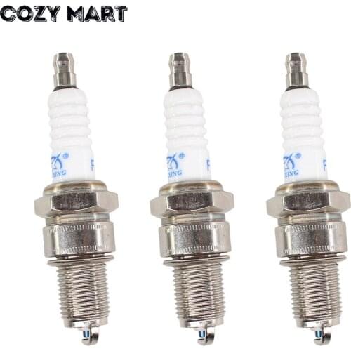 3pcs Spark Plug for F7TC 168/188 2kw 5kw Gasoline Generator GX160 GX200 GX240 GX270 GX340 GX390