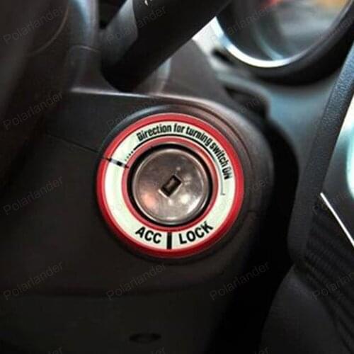 Luminous Ignition Switch cover Car styling key switch decoration ring for M/azda M3 M6 R/aptor