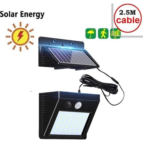 Solar Lamp Outdoor Led Light Wall Street Garden Security PIR Motion Sensor Solar Powered Lampada Waterproof IP65 Decorative indo