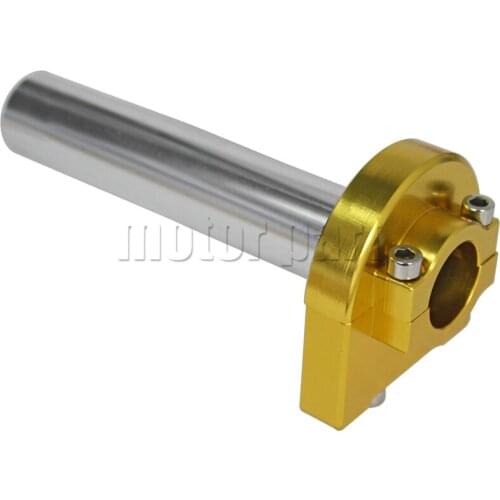 Universal CNC Aluminum Accelerator 22mm Throttle Twist Grips For Most Brand Motorcycle Scooter Bike With 7/8" Handlebars Gold