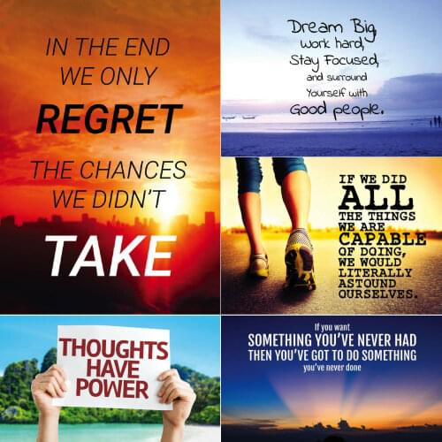 27style Choose INSPIRATION, FEEL GOOD Art Film Print Silk Poster for Your Home Wall Decor 24x36inch