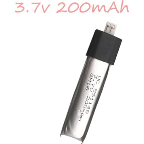 3.7V 200mAh 551148 Battery for WLtoys V911 F929 F939 RC Helicopter Drone Spare Parts V911 F929 F939 battery charger