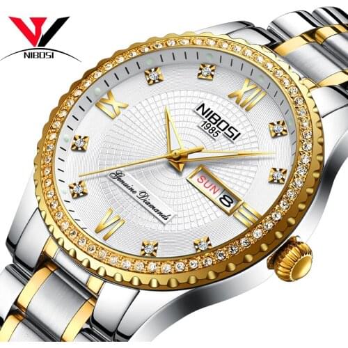 Relogio Masculino Mens Watches Top Brand Luxury Erkek Kol Saati 2018 Waterproof Wrist Watch Men Gold Analog Watch Date And Day