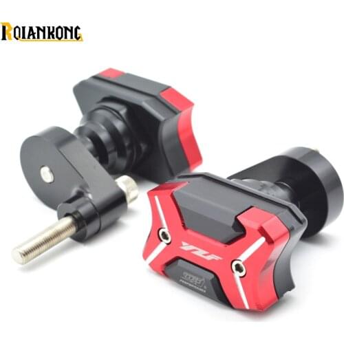 CNC Alloy Motorcycle Falling Protectors Moto Frame Crash Pads Engine Case Sliders Protector For Yamaha YZF600 R6 2006 2007