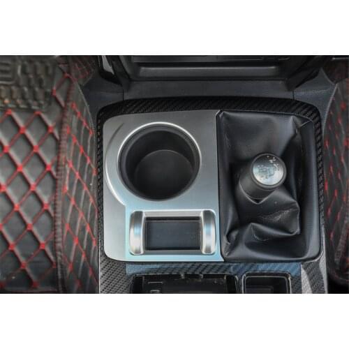 Water Cup Holder Decal Frame Cover Trim Sticker for Toyota 4Runner 2010+ TRD Stylish Car Accessories Interior Decoration