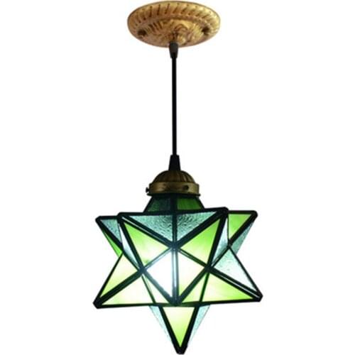 European Simple Bedroom Light Creativity Star Chandelier Living Room Dining Room Coffee Bar Lamp Free Shipping