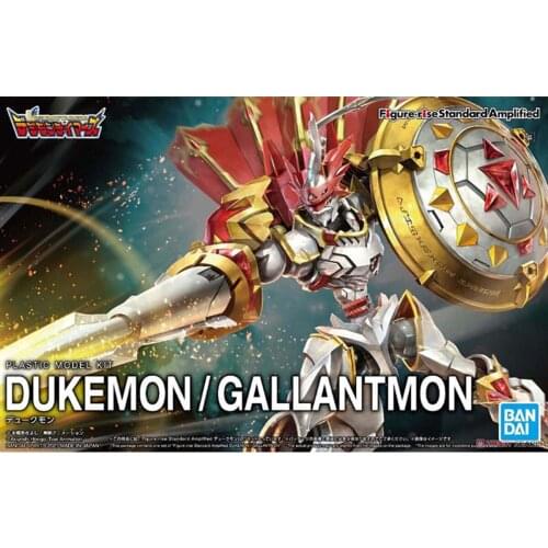 Bandai Figure FRA Digimon 3 Duke Beast Red lotus knight beast Assembly Action Figure Brinquedos Model