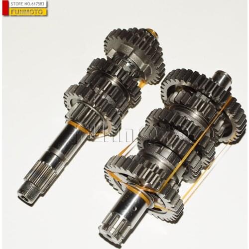 Main shaft and forks suit for 173fmm-p/ lifan lf250-3a