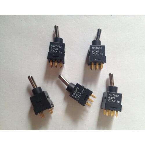Import Japan OTAX toggle switch 6 feet 2 file gold-plated foot NNTN52 0.4VA original spot