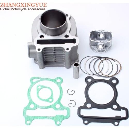 Scooter 150cc Big Bore Racing Cylinder Kit for Peugeot Tweet Citystar Django Speedfight 3 125cc 57.4mm 4 Stroke