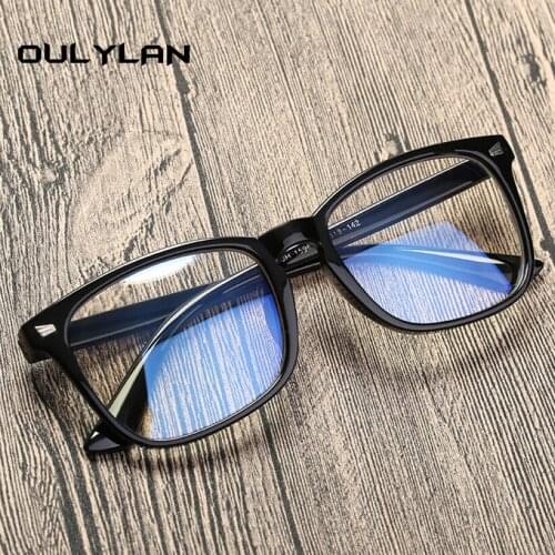 Oulylan Computer Eyewear Anti Blue Light Glasses Optical Eyeglasses Frame for Men Women Spectacles Frames
